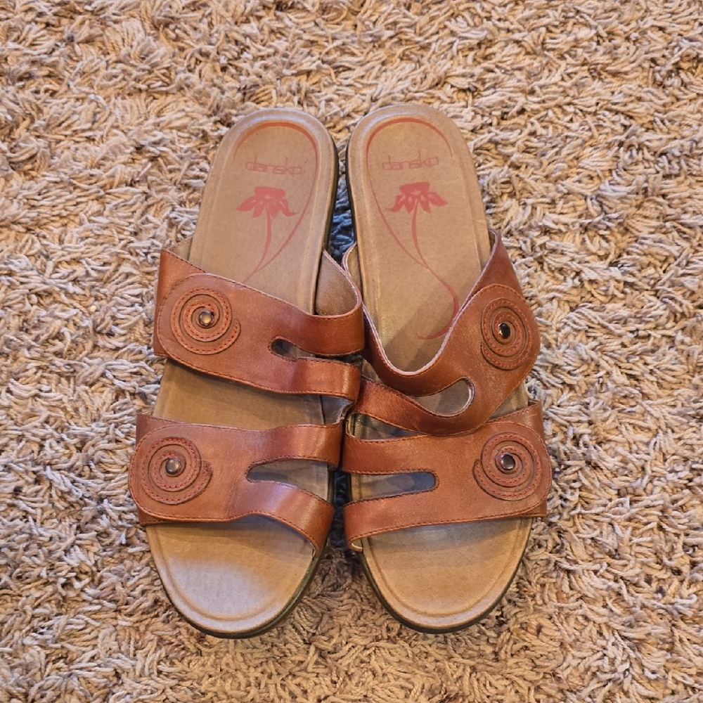Dansko Brown Leather Sandals